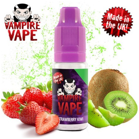 E-líquido Vampire Vape Strawberry & Kiwi Sin Nicotina 10ml 