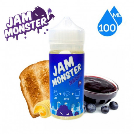E-líquido Jam Monster Blueberry TPD 100ml Sin Nicotina