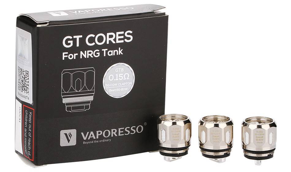 Atomizador Vaporesso GT8 Core 0.15 ohm para NRG